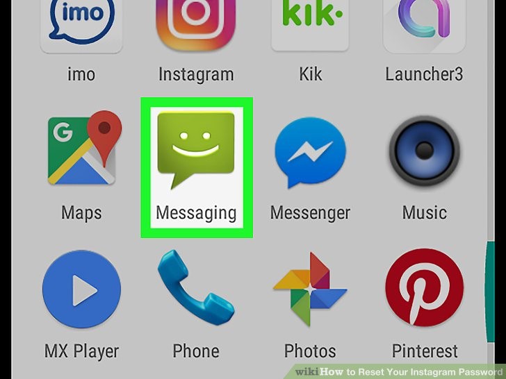 برنامه پیام های تلفن خود را باز کنید