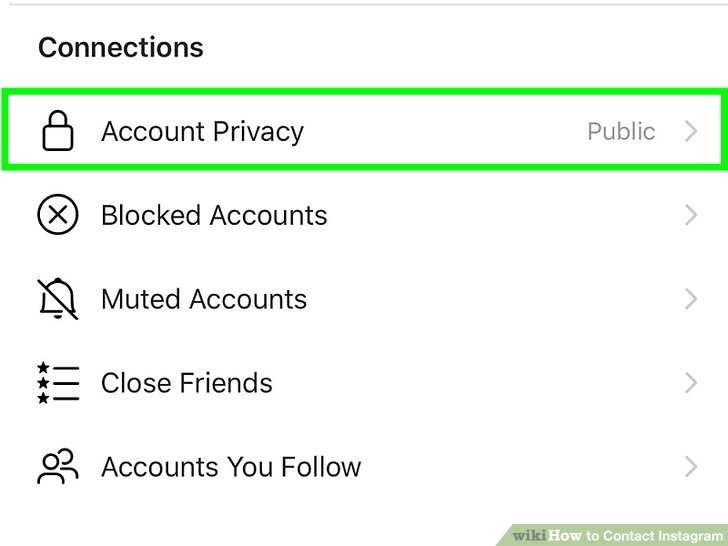 حساب کاربری خود را خصوصی کنید