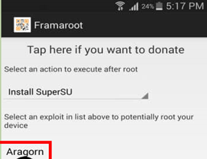 گزینه Install SuperSU را انتخاب نمایید گزینه Install SuperSU را انتخاب نمایید