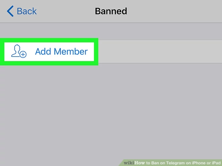 روی گزینه Add Member ضربه بزنید