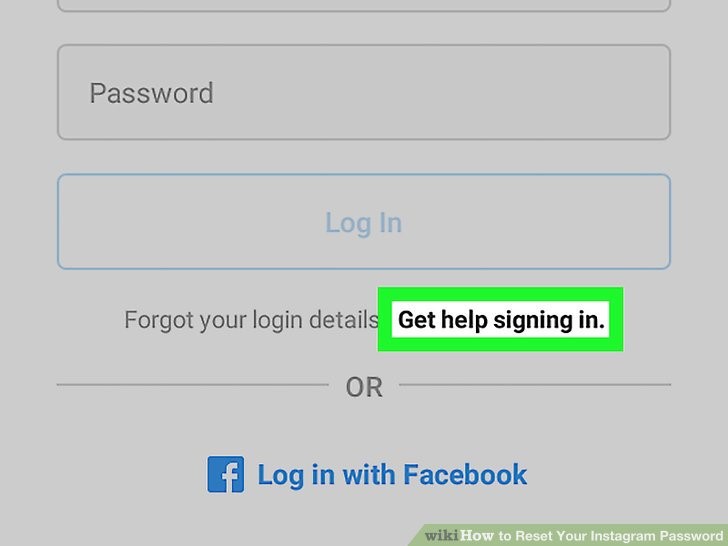 روی گزینه Get help signing in ضربه بزنید