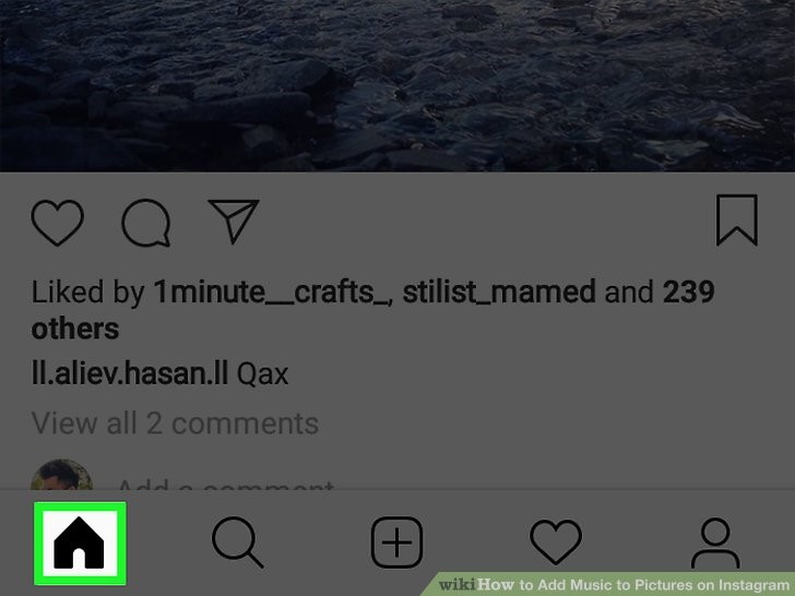 روی زبانه «Home» ضربه بزنید