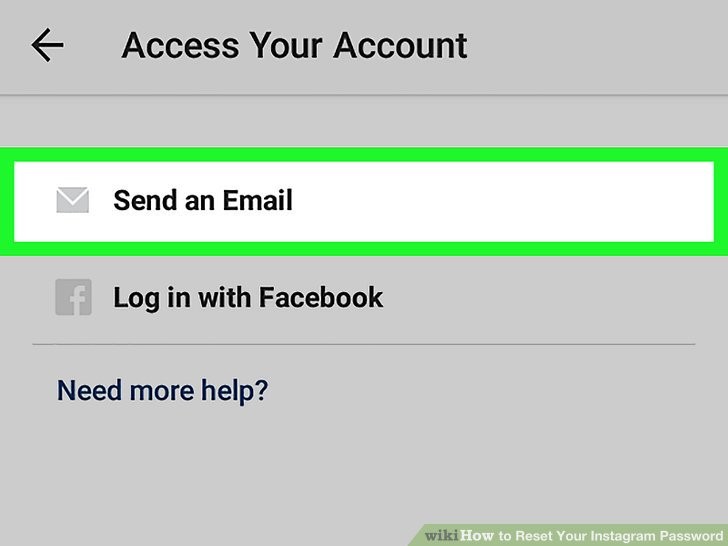 روی Send Login Link ضربه بزنید