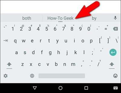 ساخت میانبر برای عبارت “How-To Geek” در دیکشنری اندروید ساخت میانبر برای عبارت “How-To Geek” در دیکشنری اندروید