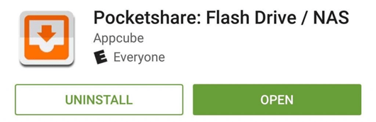 برنامه Pocketshare برنامه Pocketshare