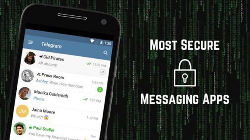 برنامه ی پیام رسان اندروید با رمزگذاری