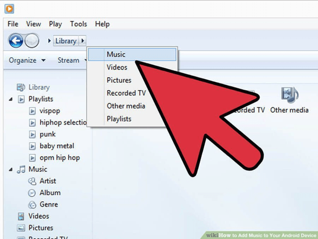 موزیک را انتخاب کنید موزیک را انتخاب کنید