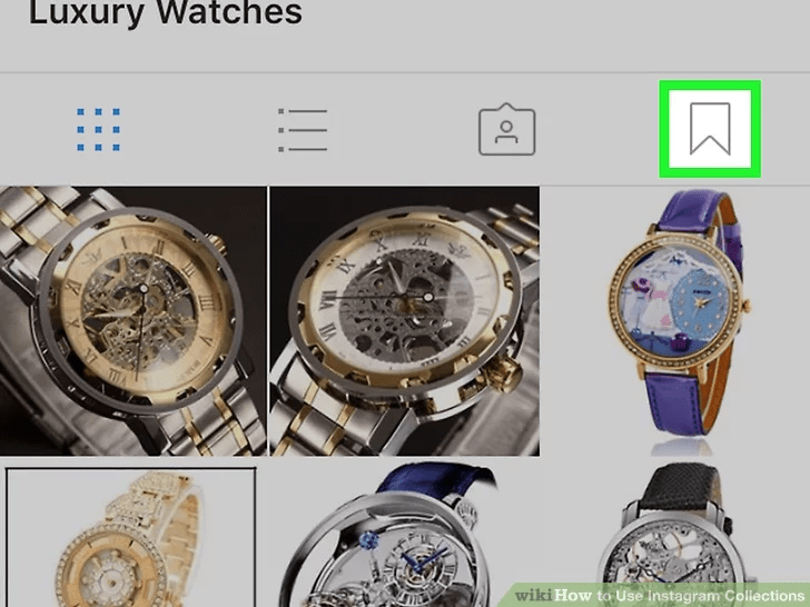 به صفحه اصلی بروید و روی آیکن بوکمارک در سمت راست ضربه بزنید