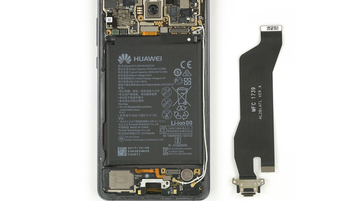 تعویض سوکت شارژ هواوی Mate 10Pro