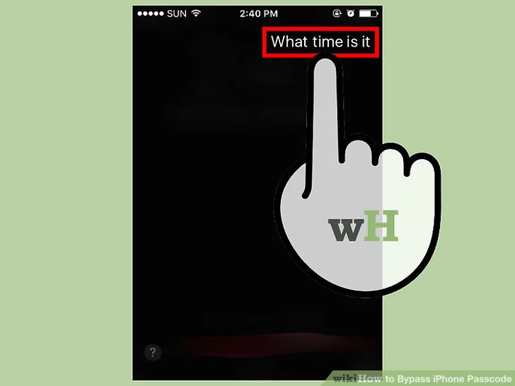 از Siri بخواهید تا زمان را به شما اعلام کند، از سیری بپرسید، «ساعت چند است؟