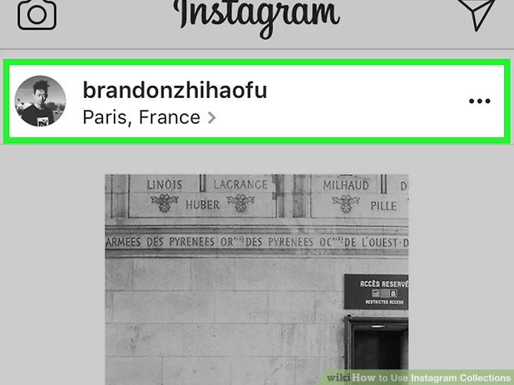 پستی که می خواهید به کلکسیون اضافه شود را انتخاب کنید