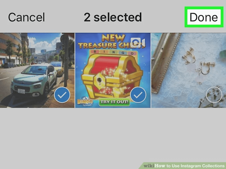 روی دکمه «Done» ضربه بزنید