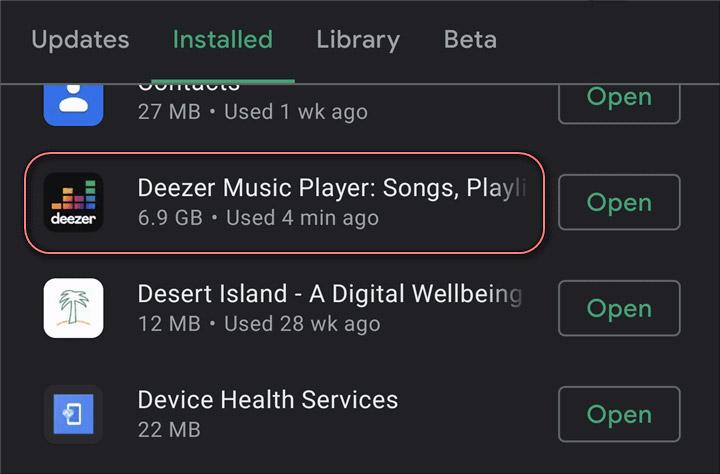 پیدا کردن ورژن اپلیکیشن اندروید در قسمت play store app
