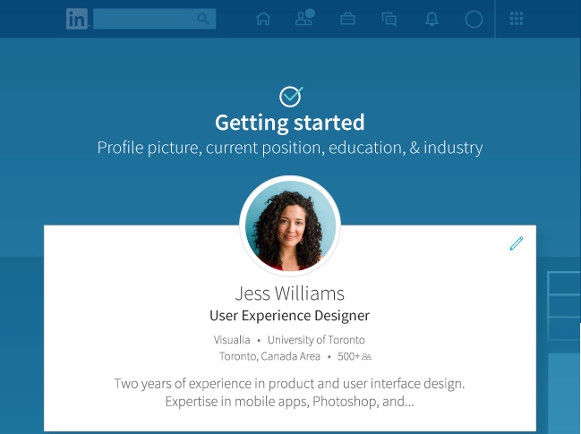 همه چیز در پروفایل شما قرار دارد