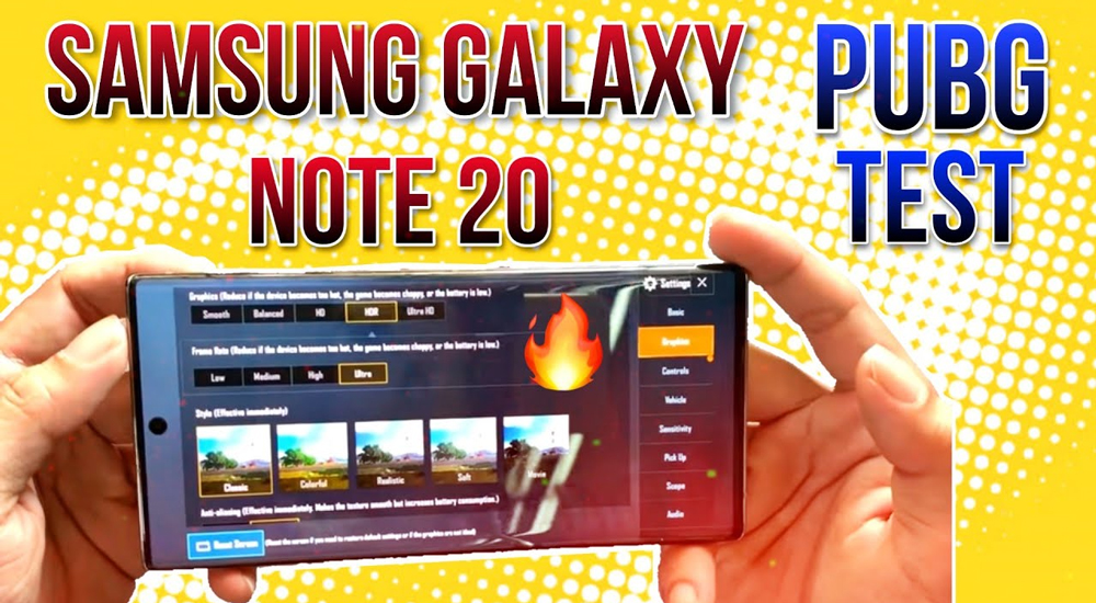 بازی ها در گوشی Galaxy Note20 