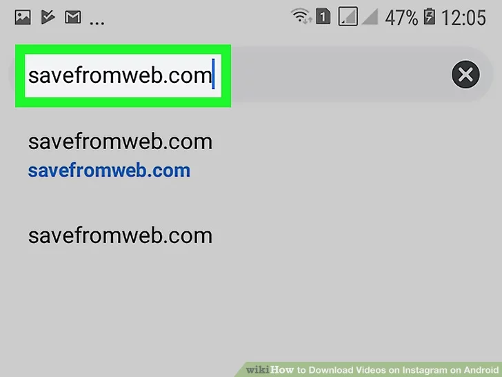 به سایت SaveFromWeb بروید