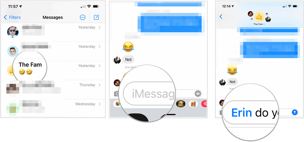 قابلیت منشن ها در iOS 14