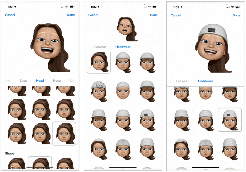 مموجی ها یا شکلک های متحرک جدید در iOS14