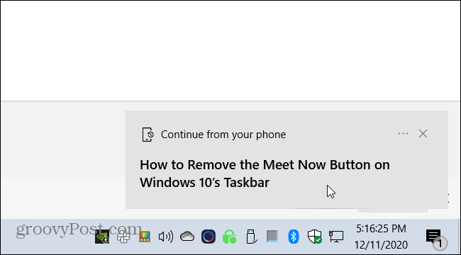 روی گزینه «Continue later send notification» ضربه بزنید