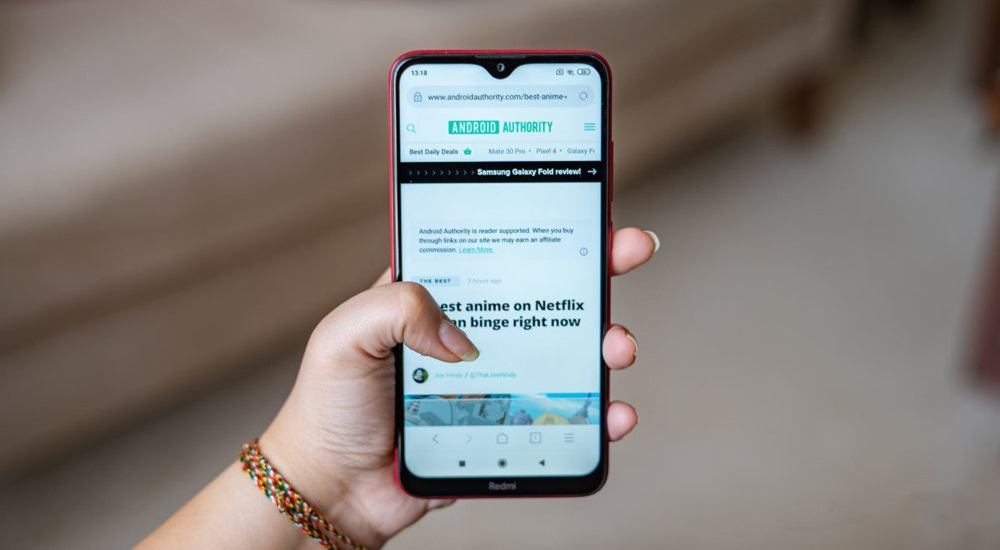  جک هدفون 3.5 میلی متری روی گوشی Redmi 8 شیائومی