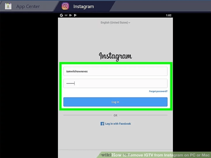 روی گزینه Log In و یا Create New Account کلیک کنید