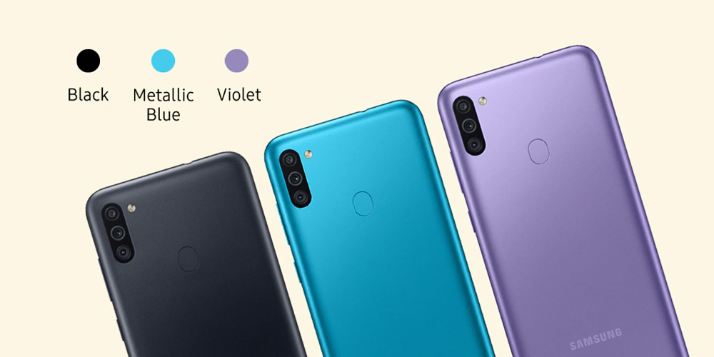 رنگ بندی گوشی Galaxy M11 سامسونگ