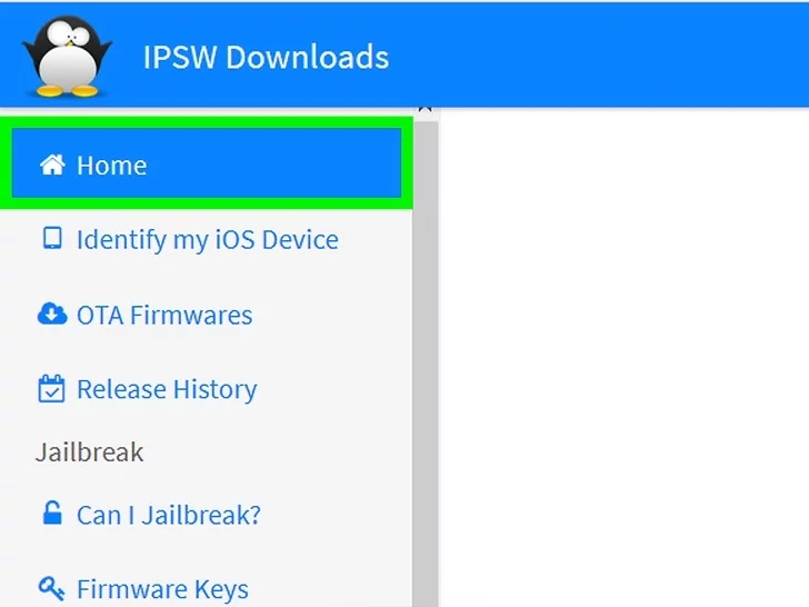 برای جستجوی فایل IPSW در گوگل جستجو کنید