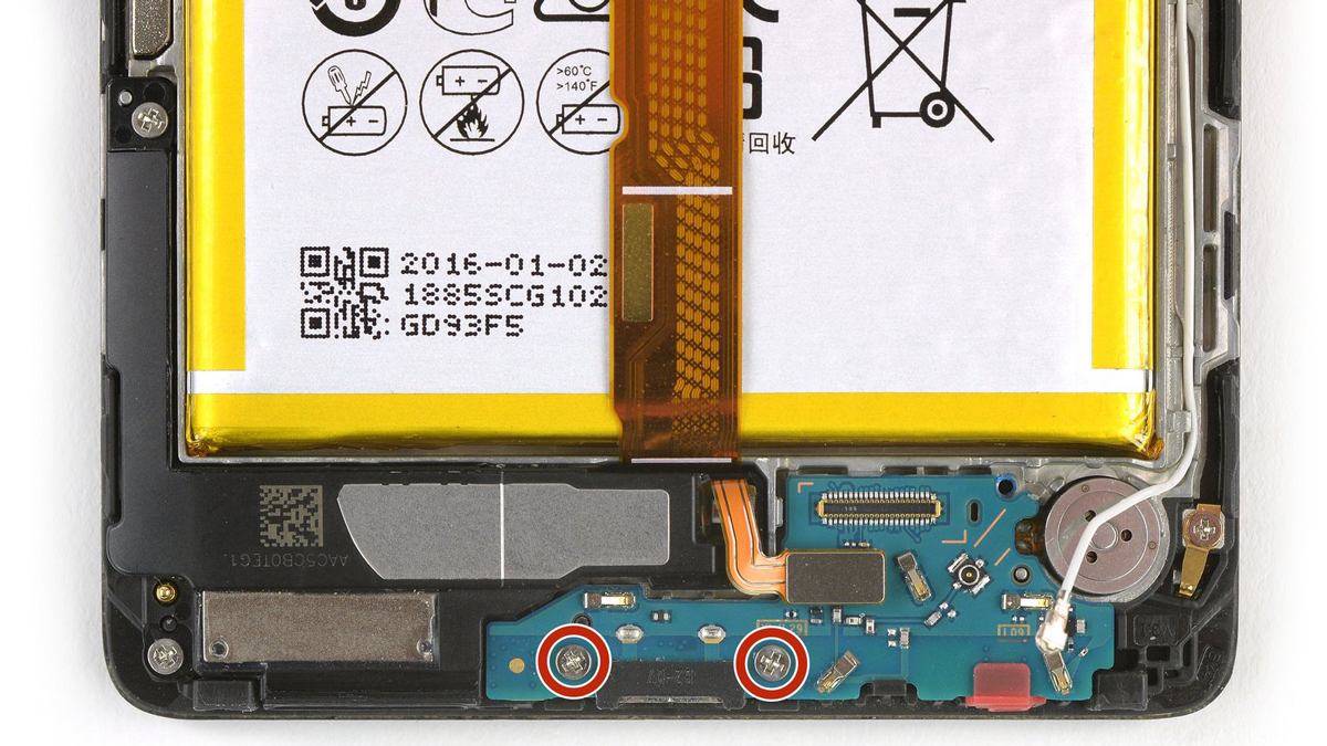 آموزش تعویض برد شارژ هوآوی میت 8