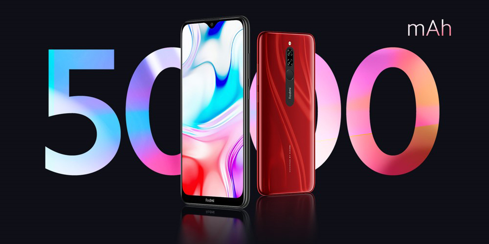  گوشی Redmi 8 شیائومی مجهز به باتری 5000 میلی آمپر ساعت