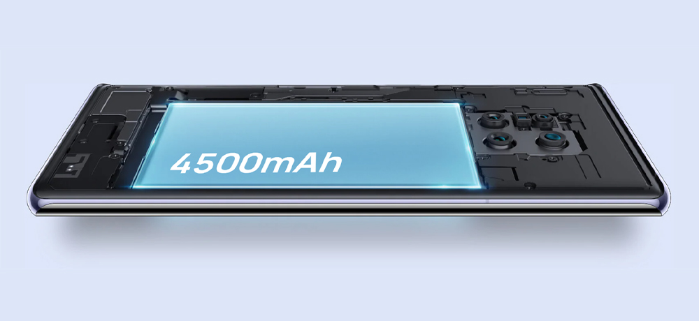 گوشی هوآوی میت 30 پرو مجهز به باتری 4500 میلی آمپر ساعت