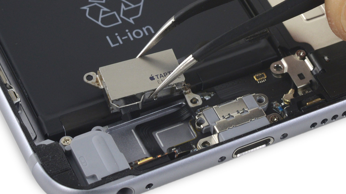 آموزش تعویض موتور ویبره گوشی آیفون 6s Plus