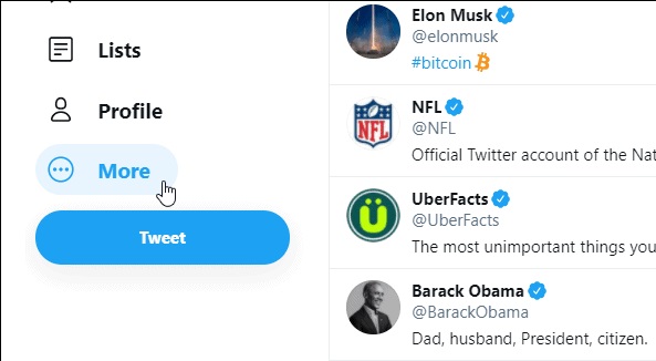 وارد حساب کاربری توییتر خود شوید