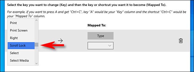 انتخاب و جایگزین کردن کلیدها در ستون مخصوص آنها