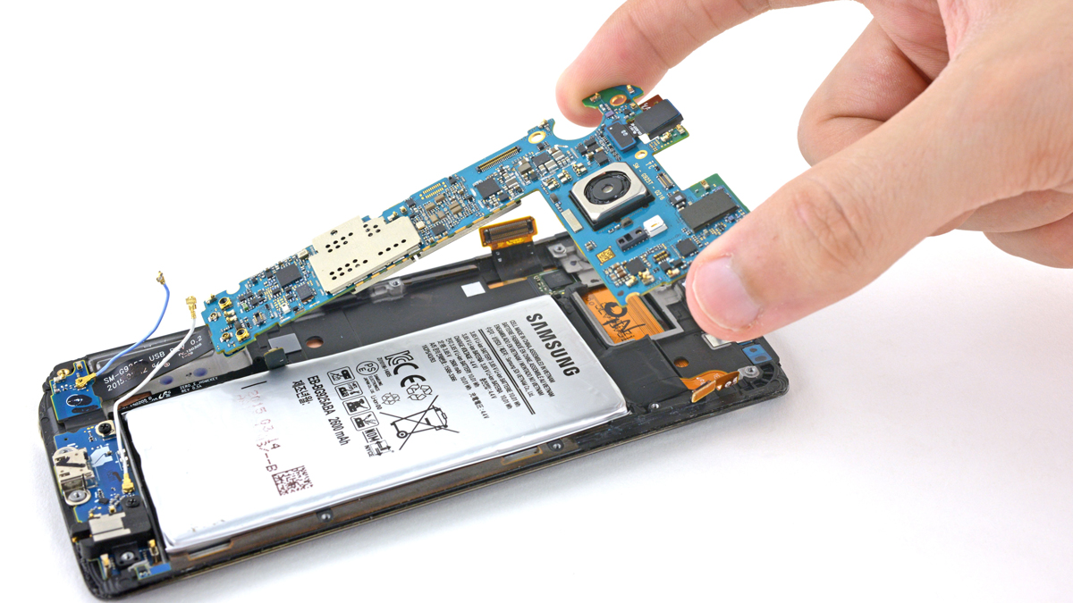 آموزش تعویض برد گوشی سامسونگ S6 Edge