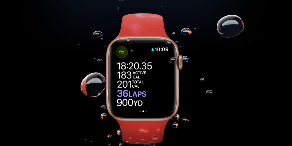 طراحی مقاوم در برابر آب در AppSle Watch Series 6