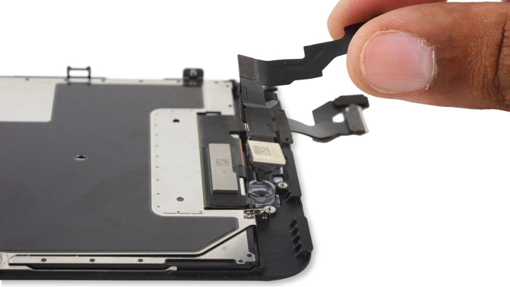 آموزش تعویض دوربین و مجموعه سنسور جلو گوشی آیفون 6s Plus