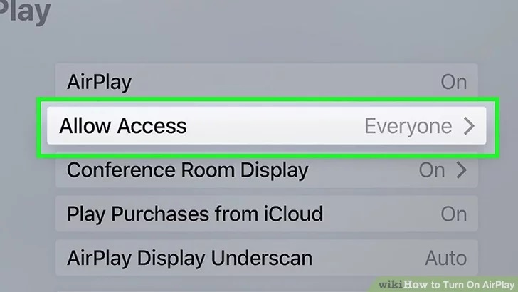 بر روی Allow Access کلیک کنید