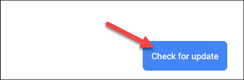 بر روی دکمه Check for Update بزنید