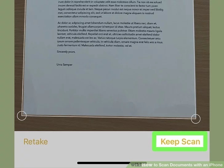 بر روی گزینه Keep Scan بزنید