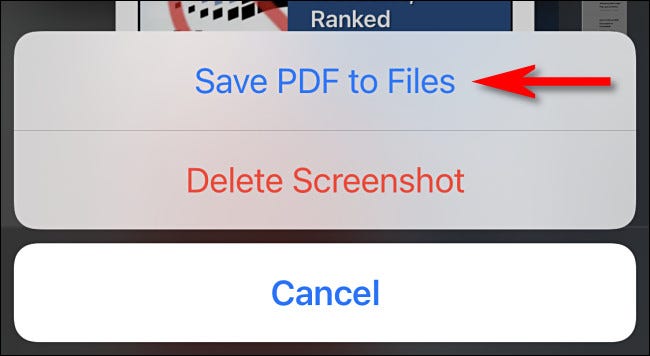 بر روی گزینه Save PDF بزنید