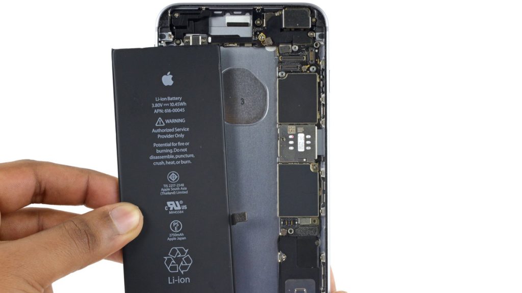 آموزش تعویض باتری گوشی آیفون 6s Plus