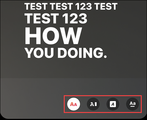 کپشن بر روی استوری ظاهر می شود