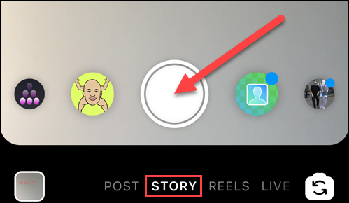 شروع به ضبط ویدئو در استوری اینستاگرام نمایید