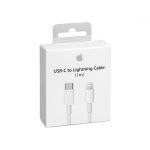 جعبه کابل شارژ موبایل اپل iPhone 12 Pro USB-C to Lightning 1m