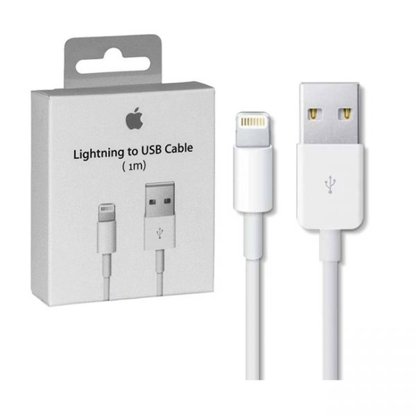 جعبه کابل شارژ موبایل اپل iPhone 6 Plus USB to Lightning 1m