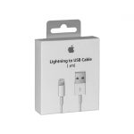جعبه کابل شارژ موبایل اپل iPhone 6 USB to Lightning 1m