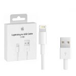 جعبه کابل شارژموبایل اپل iPhone SE 2020 USB to Lightning 1m