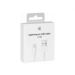 جعبه کابل شارژ موبایل اپل iPhone 8 USB to Lightning 1m