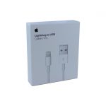 جعبه کابل شارژ گوشی موبایل اپل iPhone X USB to Lightning 1m