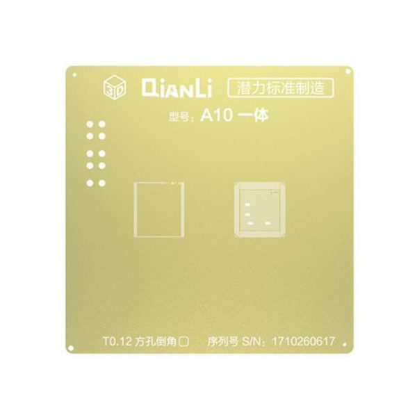 شابلون 3D آیفون کیانلی Gold پردازنده A10